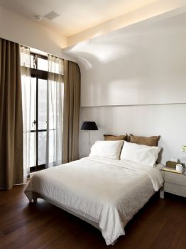 现代简约三居装修效果图现代卧室装修图片