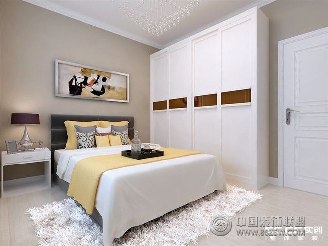 现代卧室衣柜设计案例现代风格卧室装修效果图