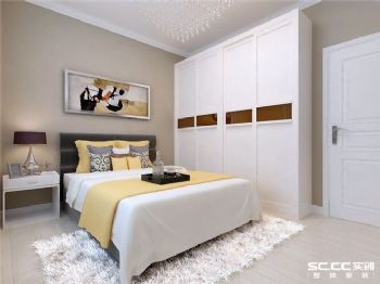 现代风格二居设计图片现代卧室装修图片