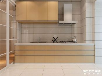 105平米现代简约设计案例现代厨房装修图片