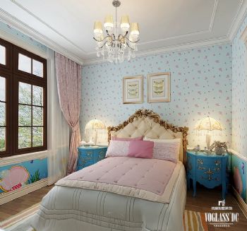 新古典混搭别墅设计案例混搭卧室装修图片