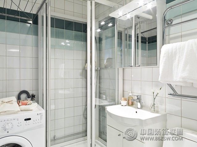 北欧卫浴间设计案例简约风格卫生间装修效果图