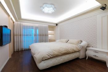 145平米现代风格三居室现代卧室装修图片