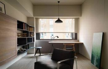 实用型双人公寓装修案例现代书房装修图片