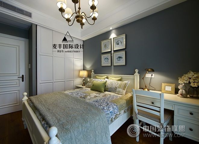 美式卧室衣柜设计案例美式风格卧室装修效果图