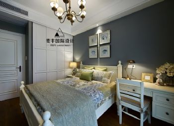 简约美式样板房装修案例欣赏美式卧室装修图片