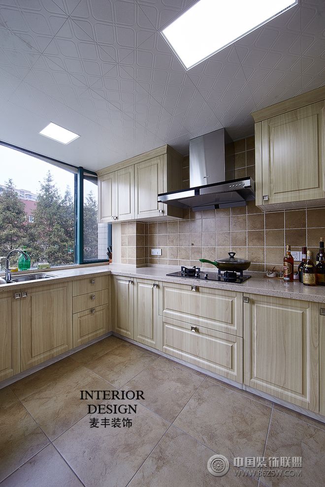 简约美式整体厨房设计美式风格厨房装修效果图