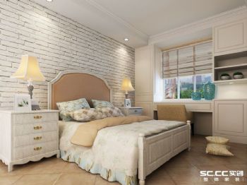 素雅美式风格三居设计图美式卧室装修图片