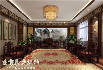 北京四合院设计图片带来美好体验中式客厅装修图片