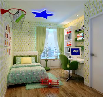 现代三居装修设计图现代儿童房装修图片