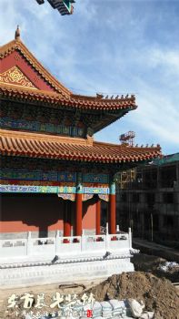 北京大型四合院古建筑装修施工项目会所装修图片