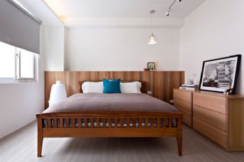 现代温润三居装修设计案例现代卧室装修图片