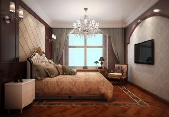 大气优雅欧式别墅设计图欧式卧室装修图片