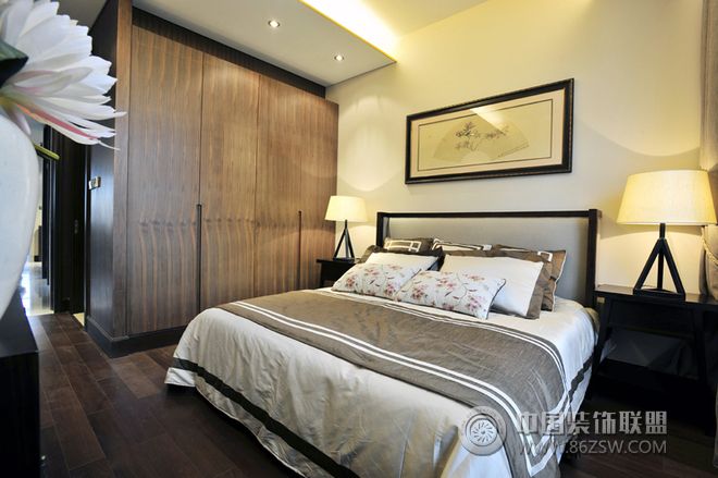 新中式卧室设计案例中式风格卧室装修效果图