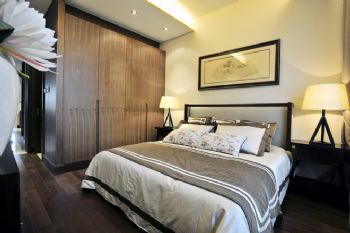 新中式风格别墅案例欣赏中式卧室装修图片