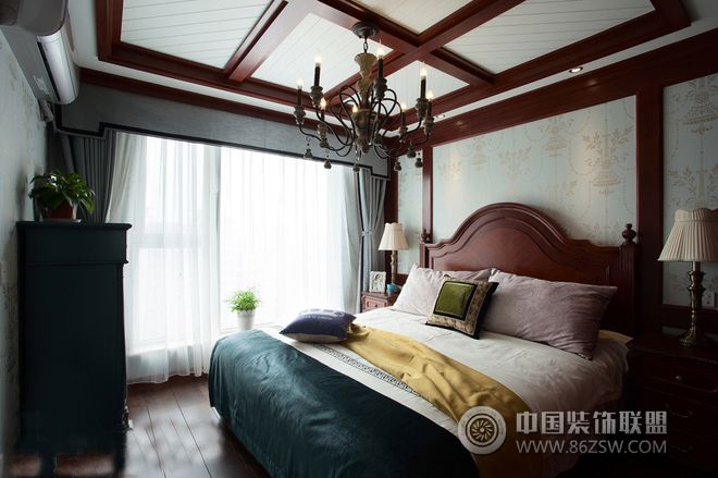 美式卧室设计案例美式风格卧室装修效果图