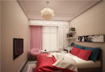 新中式风格三居设计图中式卧室装修图片