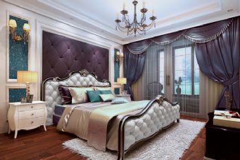欧式新古典三居设计效果图欧式卧室装修图片
