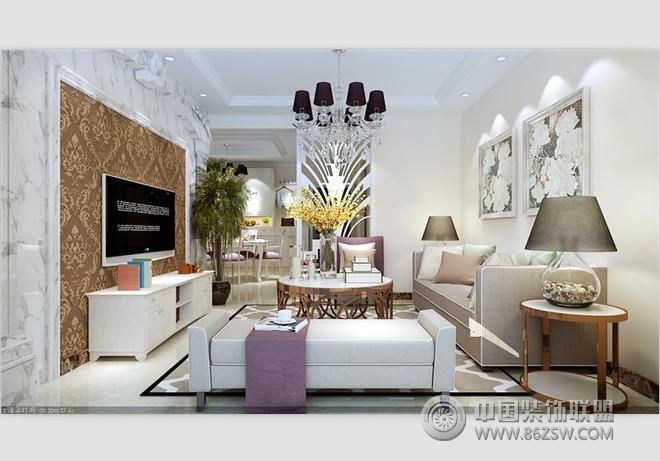 欧式客厅装修设计案例欧式风格客厅装修效果图
