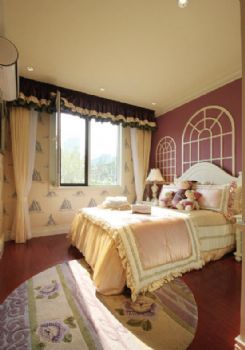 110平米简欧三居装修案例欧式卧室装修图片