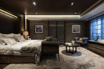 现代中式经典设计案例欣赏中式卧室装修图片