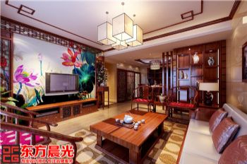 北京四合院装修设计中式大气中式客厅装修图片