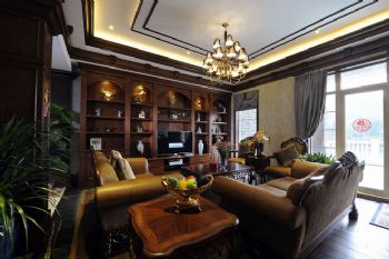 欧式古典别墅设计案例古典客厅装修图片