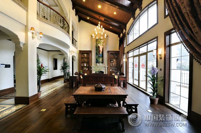 欧式古典别墅客厅设计古典风格客厅装修效果图
