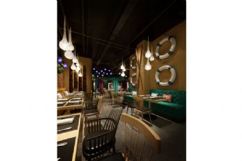 北京时尚餐厅设计案例餐馆装修图片