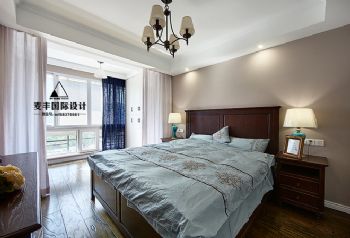 美式简约小户型设计案例美式卧室装修图片