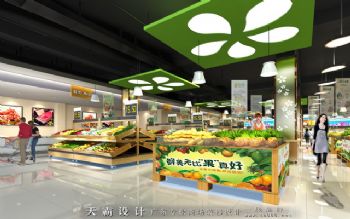 四川彭州超市装修案例商场装修图片