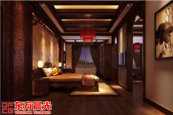 北京中式宅院装修设计延续传统雅韵中式卧室装修图片