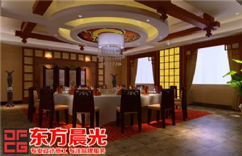 专注中式四合院装修十年中式餐厅装修图片