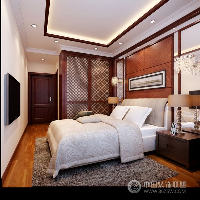 现代卧室衣柜设计案例现代风格卧室装修效果图