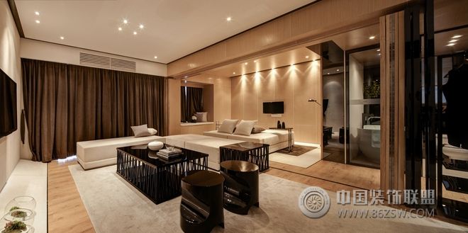 公寓客厅设计案例现代风格客厅装修效果图