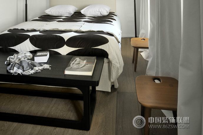 现代公寓卧室设计案例现代风格卧室装修效果图