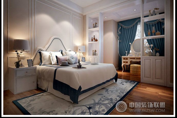 现代精致简欧家居设计欧式风格卧室装修效果图