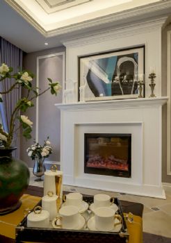 140平优雅美式公寓，一种有情趣的生活姿态美式玄关装修图片