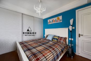 200平米简约美式装修案例美式卧室装修图片