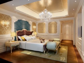 欧式精品奢华别墅设计图欧式卧室装修图片