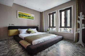 200平米现代风格四居装修效果图现代卧室装修图片