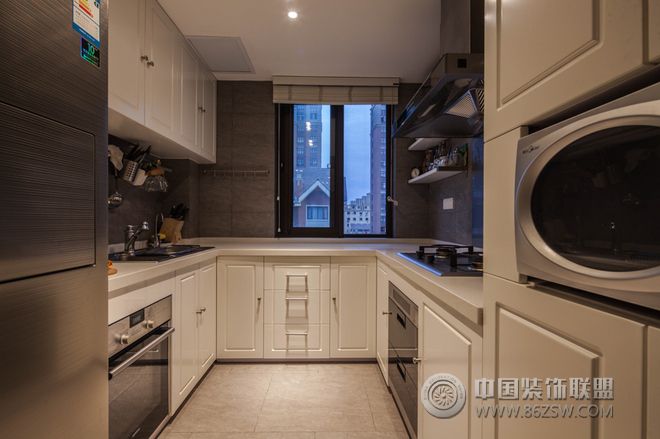 灰色系家居案例现代风格厨房装修效果图