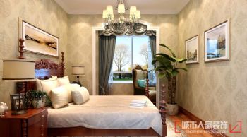 金域国际-150平米-简欧风格欧式卧室装修图片