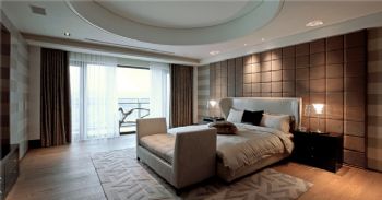 现代奢华别墅设计案例欣赏现代卧室装修图片