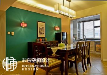 山水花间意中式设计中式餐厅装修图片