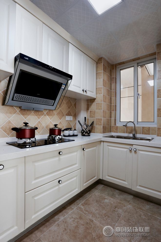 美式小户型装修案例美式风格厨房装修效果图