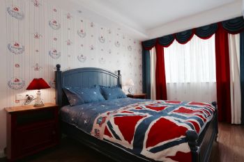 简约美式风格小户型装修案例美式卧室装修图片