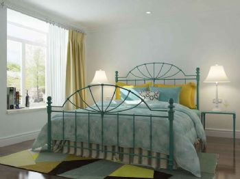 海淀小区130平北欧风设计简约卧室装修图片