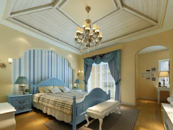 450平米地中海别墅设计案例地中海卧室装修图片