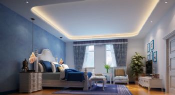 450平米地中海别墅设计案例地中海卧室装修图片